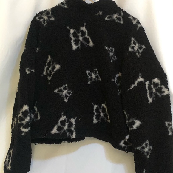 butterfly sherpa jacket - Picture 2 of 3